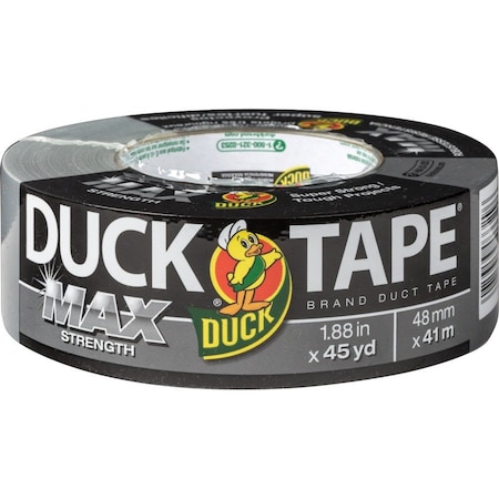 Duck Brand Duck MAX Strength 1.88 in. W X 45 yd L Silver Duct Tape 240201